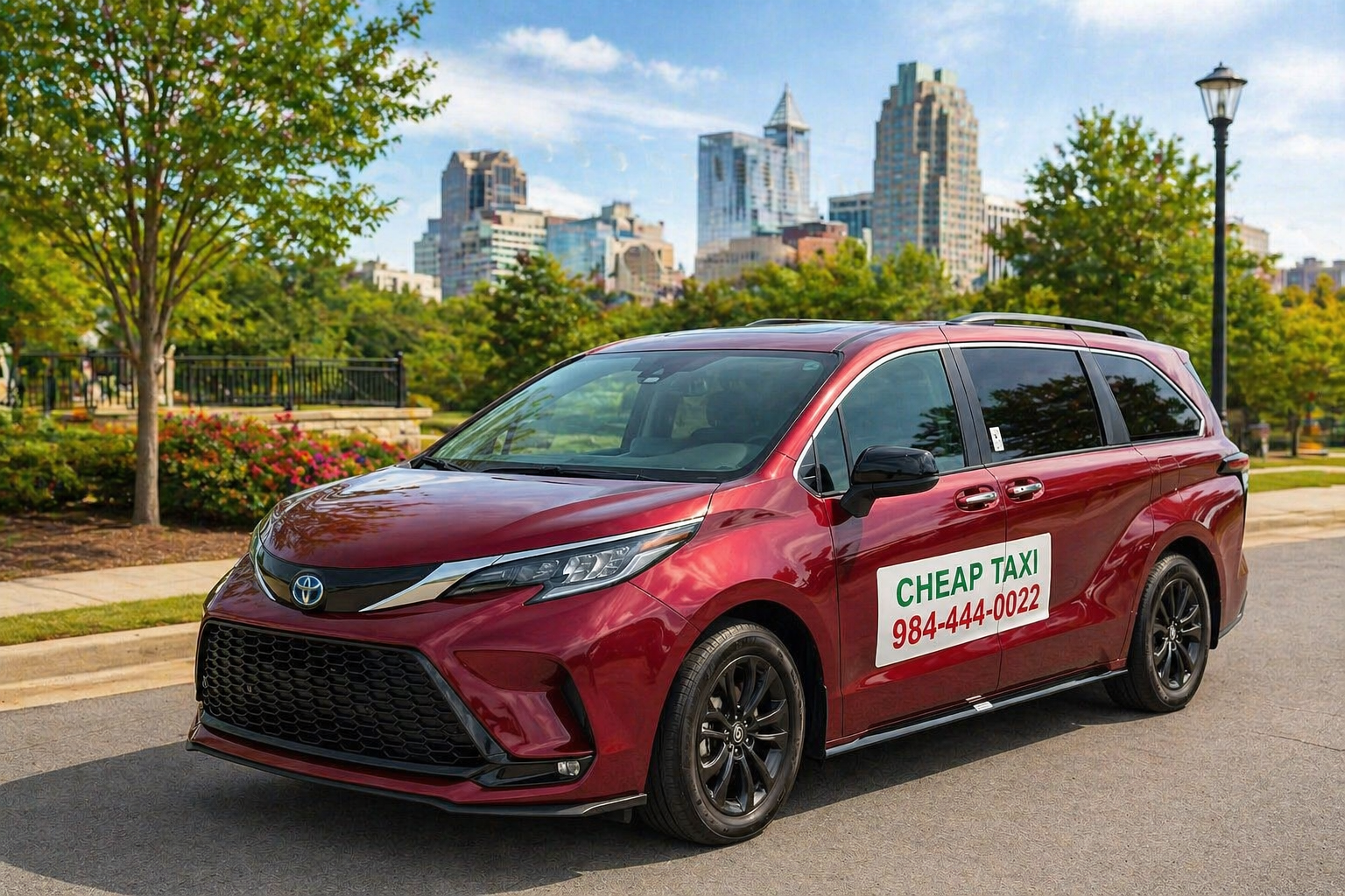 Raleigh Taxi for Airport and Long Distance Trips Affordable taxi service in Raleigh NC for airport transfers and long-distance trips with branded vehicle
