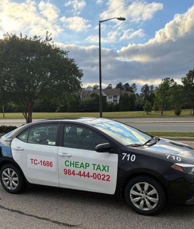 Affordable taxi service in Raleigh NC providing airport transportation to RDU and local rides